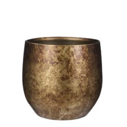 Mica Decorations Oliver Bloempot - H26 X Ø29 Cm - Metal Goud