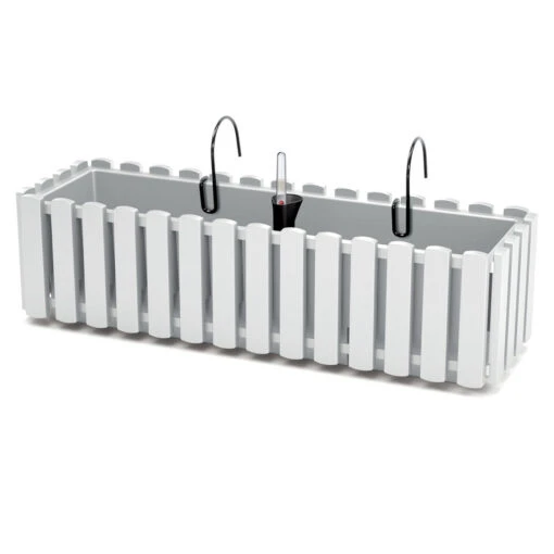 Prosperplast Plantenbak - Kunststof - 58x18x16 Cm - Parel Wit -Prospeli Winkel 1000077376