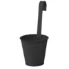 Mega Collections Plantenpot/bloempot - Zink - Zwart - D16 X H35 Cm -Prospeli Winkel 1000096756