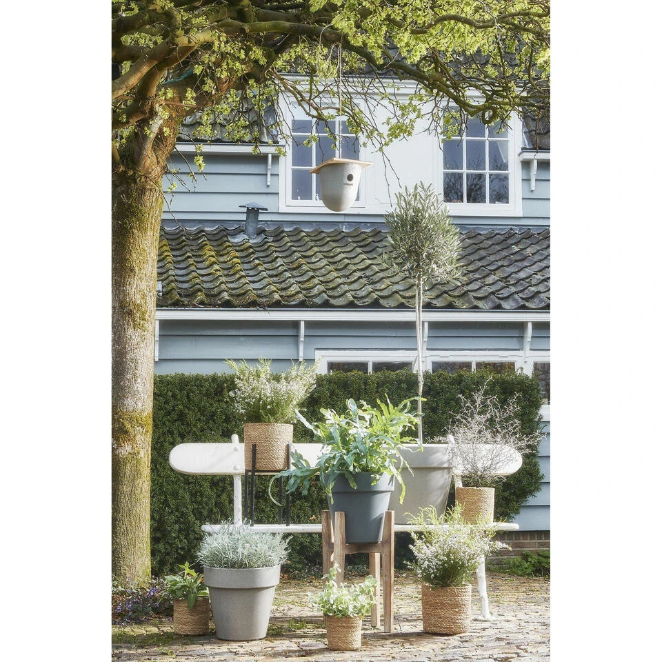 Mica Decorations Plantenmand - Naturel Bruin - Rotan - 16 Cm 4 Mica Decorations Plantenmand - Naturel Bruin - Rotan - 16 Cm - Afbeelding 3