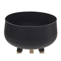 Beliani Plantenbak Voor Buiten AGROS - Zwart Ijzer 9 Beliani Plantenbak Voor Buiten AGROS - Zwart Ijzer -Prospeli Winkel b100bded45844eaf8d0ad65e00a23427